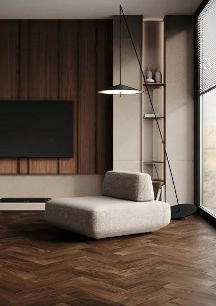 Паркетная доска Quartz Parquet Штучный паркет Орех Американский 44-400-29 в Ульяновске