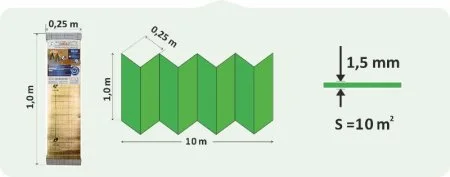 Подложка Солид 1,5мм для LVT ANTI SLIP (10м2) в Ульяновске