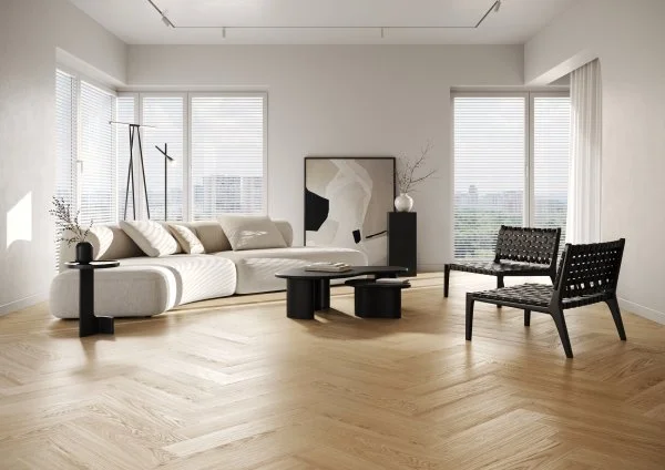 Паркетная доска Quartz Parquet Английская Ёлка Дуб Тоскана 33-407 в Ульяновске