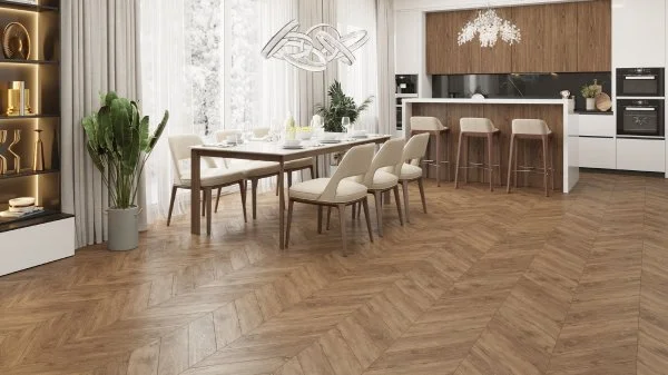 Кварц-виниловая плитка Alpine Floor Chevron Гевуина ECO 20-10 (2,5 мм. 43 класс) в Ульяновске