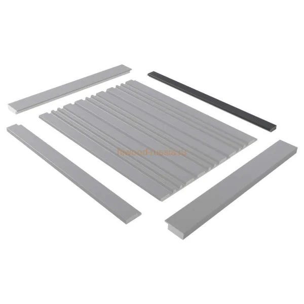 Финишный молдинг LF124B GR3 левый декорированный (31х12х2700мм) в Ульяновске