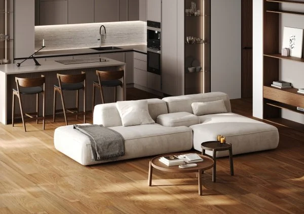 Паркетная доска Quartz Parquet Классик 5 мм Дуссия Африканская 550-63 в Ульяновске