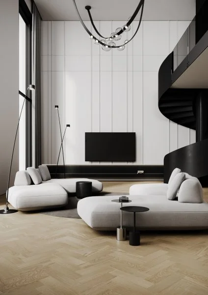 Паркетная доска Quartz Parquet Штучный паркет Дуб Бисквитный 44-1258-07 в Ульяновске