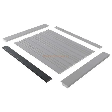 Финишный молдинг LF124A GR3 правый декорированный (42х12х2700мм) в Ульяновске