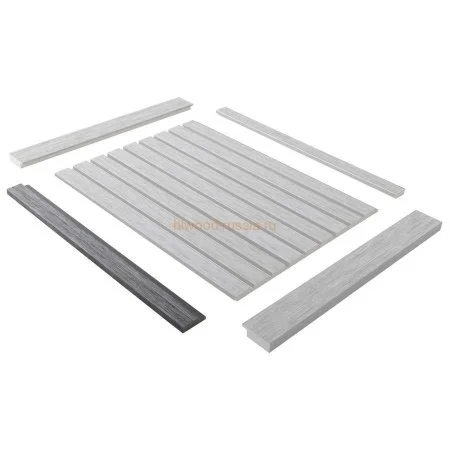 Финишный молдинг LF124A GN68 правый декорированный (42х12х2700мм) в Ульяновске