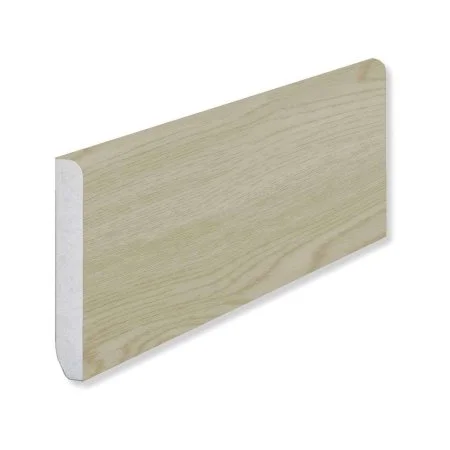 Кварцевый плинтус Fargo 18001-35 Ясень Белый 80х11х2200 мм в Ульяновске