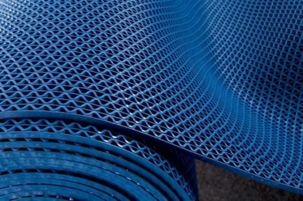 Грязезащитное рулонное покрытие ЗигЗаг Синий 4,5 мм (1,2 м) Китай в Ульяновске