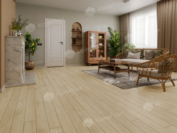 Каменно-полимерная плитка Alpine Floor Grand Sequoia Village Камфора ECO 11-507 4мм, 43 класс в Ульяновске