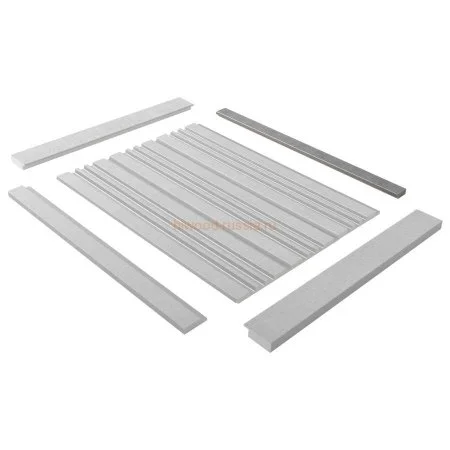 Финишный молдинг LF124B S339S левый декорированный (31х12х2700мм) в Ульяновске