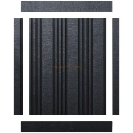 Финишный молдинг LF124A BK114K правый декорированный (42х12х2700мм) в Ульяновске