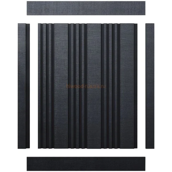 Финишный молдинг LF124B BK114K левый декорированный (31х12х2700мм) в Ульяновске