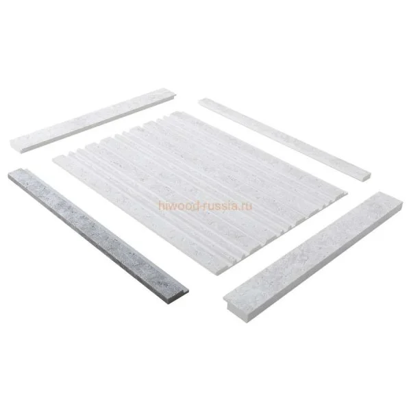 Финишный молдинг LF124A W50 правый декорированный (42х12х2700мм) в Ульяновске