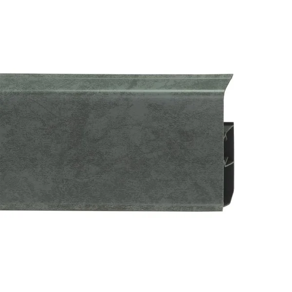 Пластиковый плинтус Royce №340 Мрамор Тёмный (80х24х2200мм) в Ульяновске