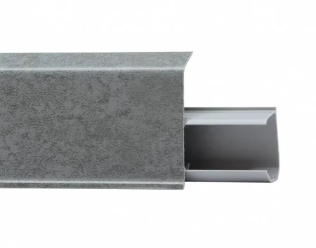 Пластиковый плинтус Royce №551 Грей (55х23х2200мм) в Ульяновске