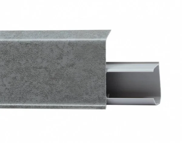 Пластиковый плинтус Royce №551 Грей (55х23х2200мм) в Ульяновске