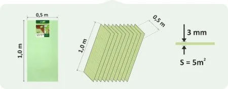 Подложка Солид 3мм листовая (5м2) в Ульяновске