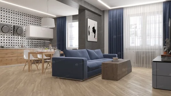 Каменно-полимерная плитка Alpine Floor Sequoia Секвойя Коньячная ECO 6-2, 4мм 43 класс в Ульяновске