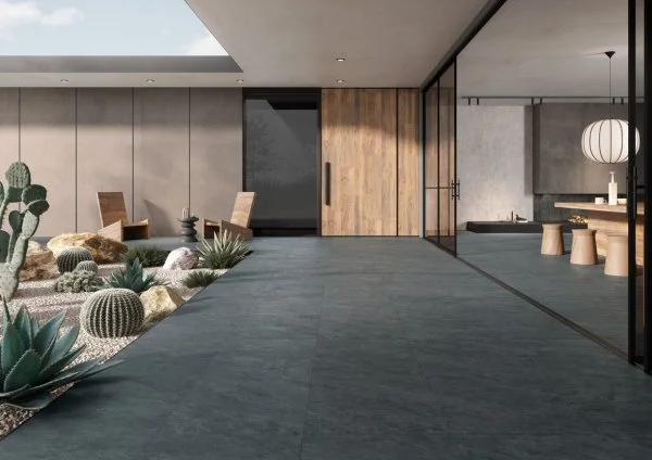 Керамогранит Vitra QuarStone Антрацит 60х60 (Натуральная и Реттифицированная) в Ульяновске