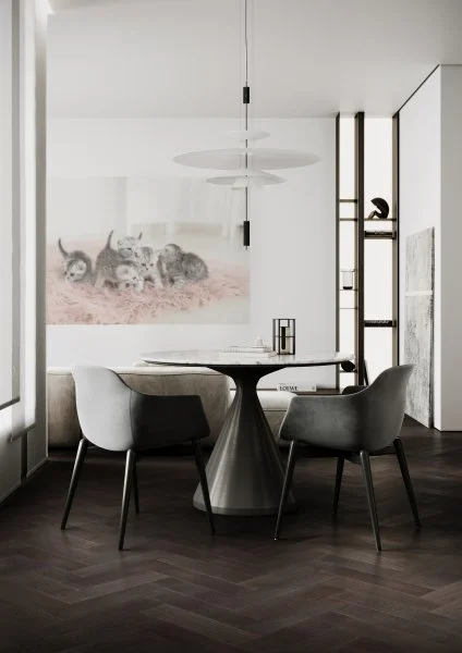 Паркетная доска Quartz Parquet Штучный паркет Дуб Смоляной 44-1258-01 в Ульяновске