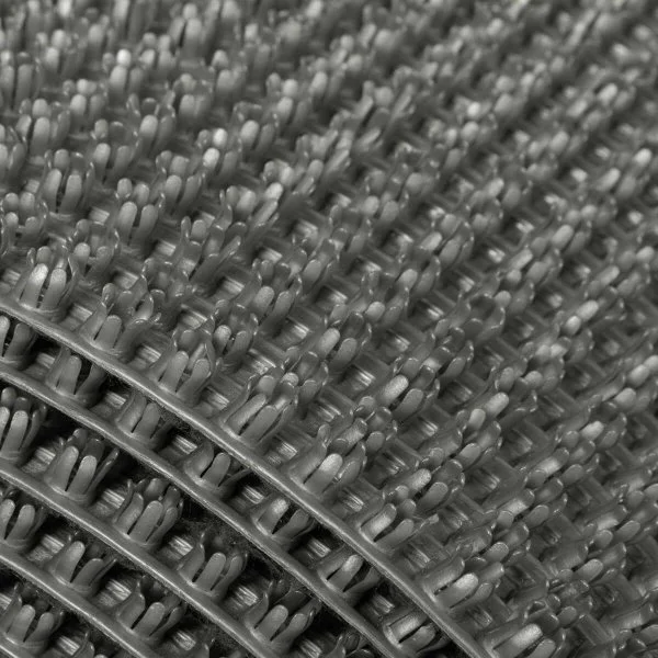 Щетинистое покрытие Альфа-Стиль 128 Серый металлик - 0,9х15 м. пог в Ульяновске