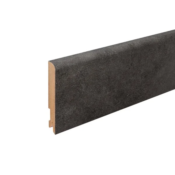 Плинтус MDF Bonkeel 24064 Бетон Лофт Графит (100х16х2400 мм) в Ульяновске