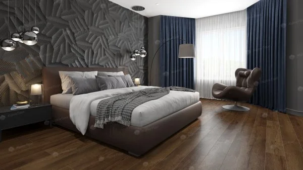 Кварц-виниловая плитка Alpine Floor Premium XL Дуб Шоколадный ЕСО 7-18, 8 мм. 43 класс в Ульяновске