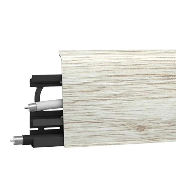 Плинтус пластиковый Arbiton INDO70 135 Дуб Платиновый 2,5 м в Ульяновске