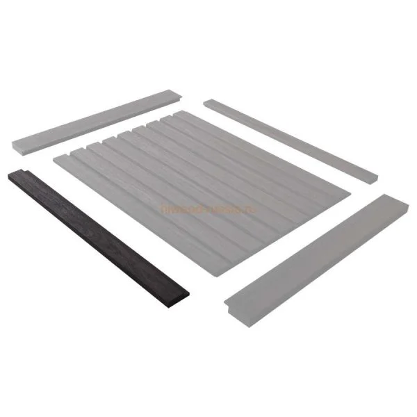 Финишный молдинг LF124A BR395 правый декорированный (42х12х2700мм) в Ульяновске