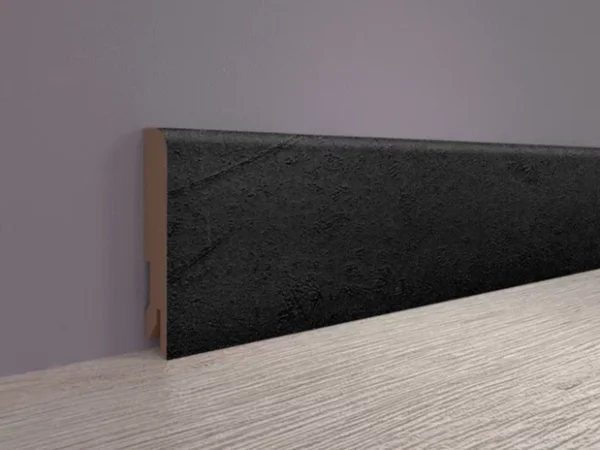 Плинтус MDF Bonkeel 24034 Чёрный Лофт (80х16х2400 мм) в Ульяновске