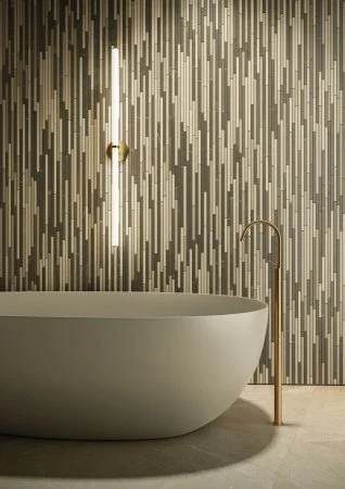 Керамогранит Italon Метрополис Вставка Стрип Ворм 26х75 (Натуральная) в Ульяновске