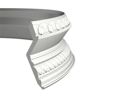 Карниз Европласт 1.50.137 гибкий 2,0 м в Ульяновске