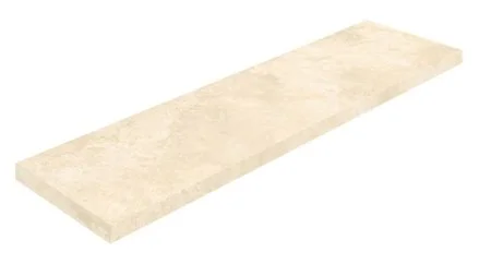 Керамогранит Coliseum Аурелия Уайт Ступень угловая левая (Натуральный, 33х120) в Ульяновске