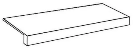 Керамогранит Italon Метрополис Графит Дарк Ступень Фронт 33х120 (Натур) в Ульяновске