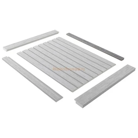 Финишный молдинг LF124B GN68 левый декорированный (31х12х2700мм) в Ульяновске