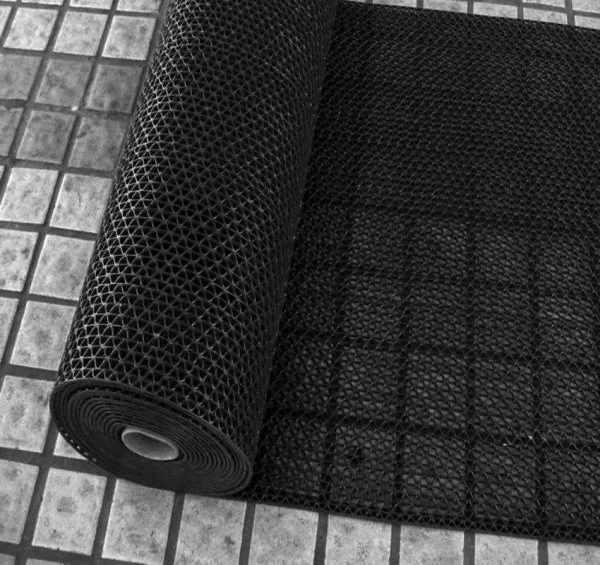 Грязезащитное рулонное покрытие ЗигЗаг Черный 5 мм (0,9 м) Китай в Ульяновске