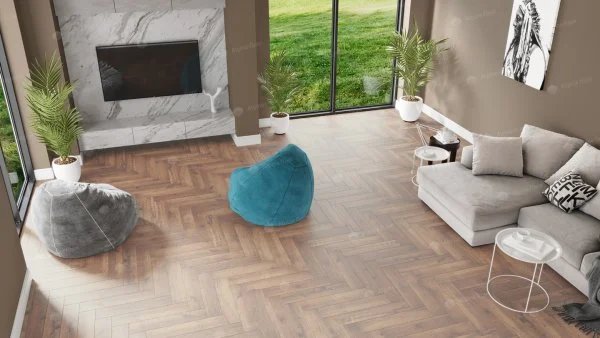 Каменно-полимерная плитка Alpine Floor Parqet Light Дуб Royal ECO 13-2, 4 мм 43 класс в Ульяновске