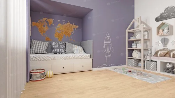 Каменно-полимерная плитка Alpine Floor Classic Дуб Ваниль Селект ECO 106-3, 4мм 43 класс в Ульяновске