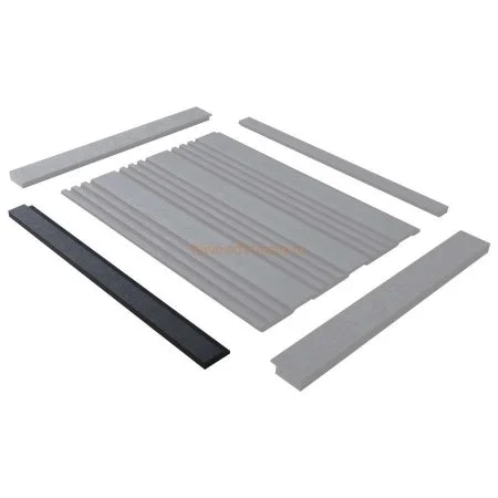 Финишный молдинг LF124A BK114K правый декорированный (42х12х2700мм) в Ульяновске