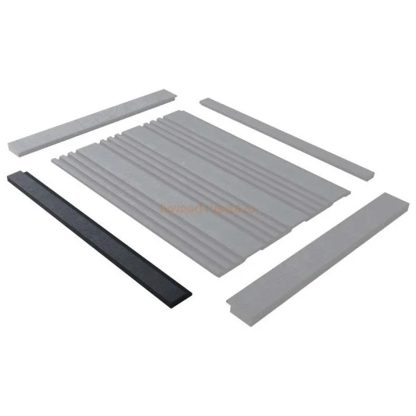 Финишный молдинг LF124A BK114K правый декорированный (42х12х2700мм) в Ульяновске