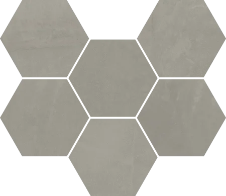 Керамогранит Italon Континуум Айрон Мозаика Гексагон (Натуральная 25х29) в Ульяновске