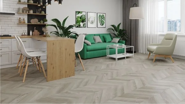 Кварц-виниловая плитка Alpine Floor Chevron Дуб Фантазия ECO 20-1 (2,5 мм. 43 класс) в Ульяновске