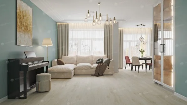 Каменно-полимерная плитка Alpine Floor Solo Модерато ECO 14-11, 3,5 мм 34 класс в Ульяновске