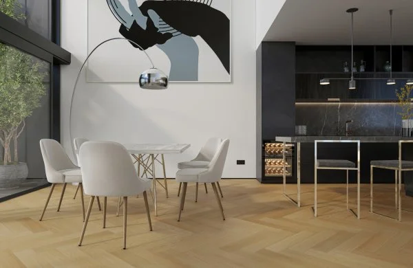 Паркетная доска Quartz Parquet Английская Ёлка Дуб Тоскана 33-407 в Ульяновске