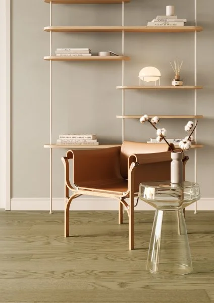 Паркетная доска Quartz Parquet Классик 5 мм Дуб Флэт Уайт 1258-55 в Ульяновске