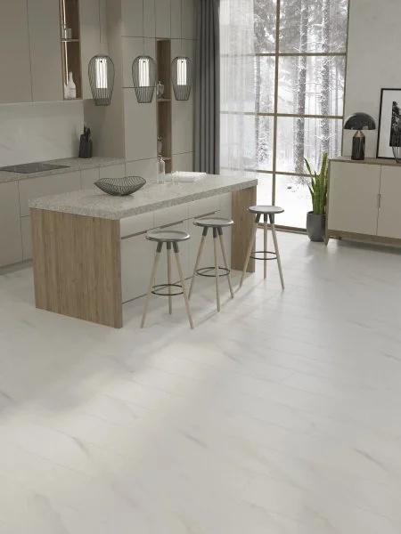 Ламинат Egger PRO 8/33 4V Large Aqua+ Мрамор Леванто белый EPL245 в Ульяновске