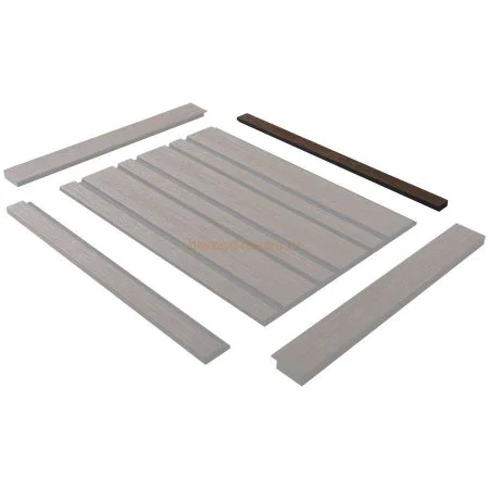 Финишный молдинг LF124B BR396K левый декорированный (31х12х2700мм) в Ульяновске