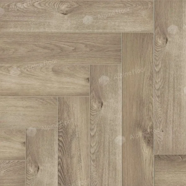 Кварц-виниловая плитка Alpine Floor Parquet Дуб Натуральный Отбеленный ЕСО 16-5 2.5 мм. 43 класс в Ульяновске