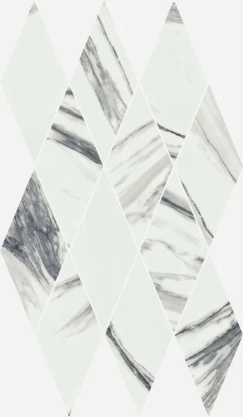 Керамогранит Italon Шарм Делюкс Статуарио Фантастико 28х48 мозаика Даймонд (Люкс) в Ульяновске