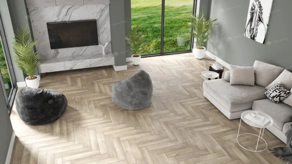Кварц-виниловая плитка Alpine Floor Parquet Дуб Натуральный Отбеленный ЕСО 16-5 2.5 мм. 43 класс в Ульяновске