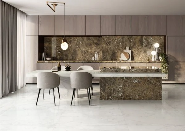 Керамогранит Italon Шарм Делюкс Бьянко Микеланджело 60х120 (Паттинированная и реттифицированная) в Ульяновске